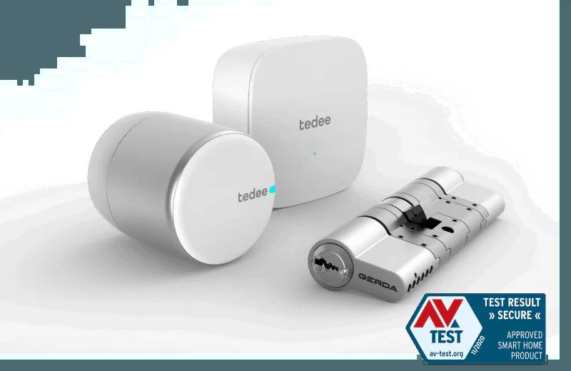 Tedee Pro Smart Door Lock Kit - Silver - قفل ذكي
